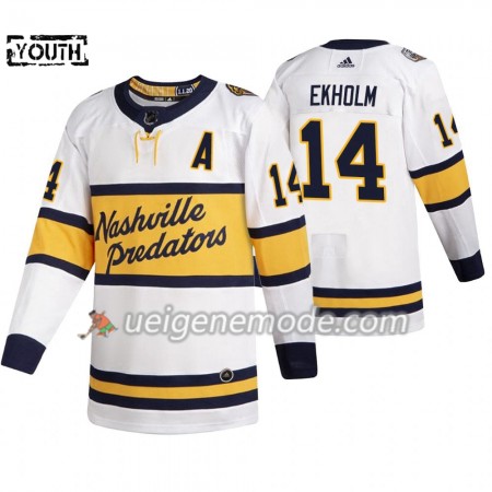 Kinder Eishockey Nashville Predators Trikot Mattias Ekholm 14 Adidas 2020 Winter Classic Authentic